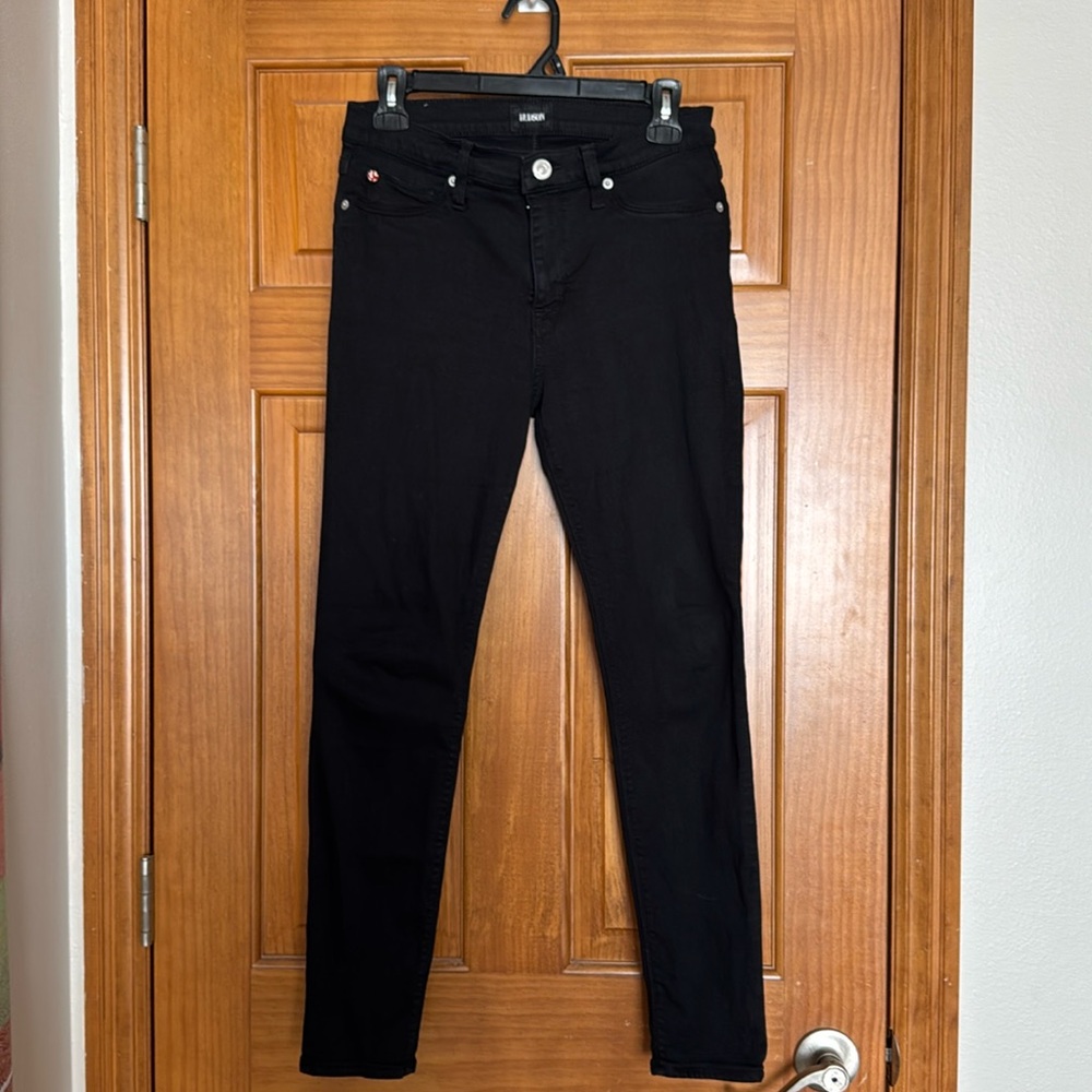 Hudson 28 Women’s Natalie Midrise Ankle Super Skinny Jeans BLACK